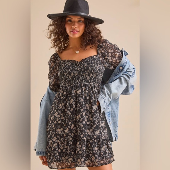 NWT Altar’d State Brentwood Floral Mini Dress - Picture 3 of 7